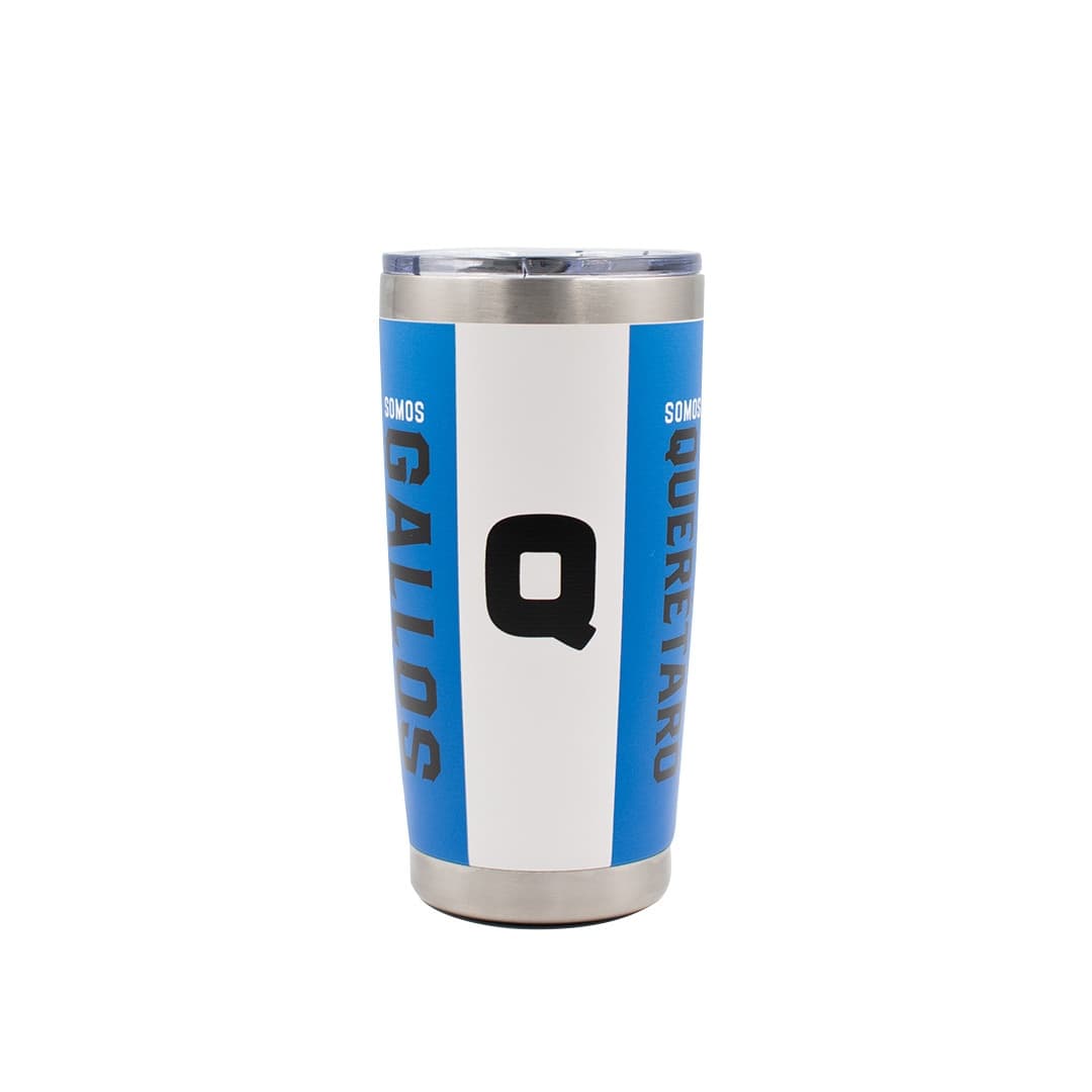 Tumbler 20 oz Blanco - Gallos Blancos del Querétaro