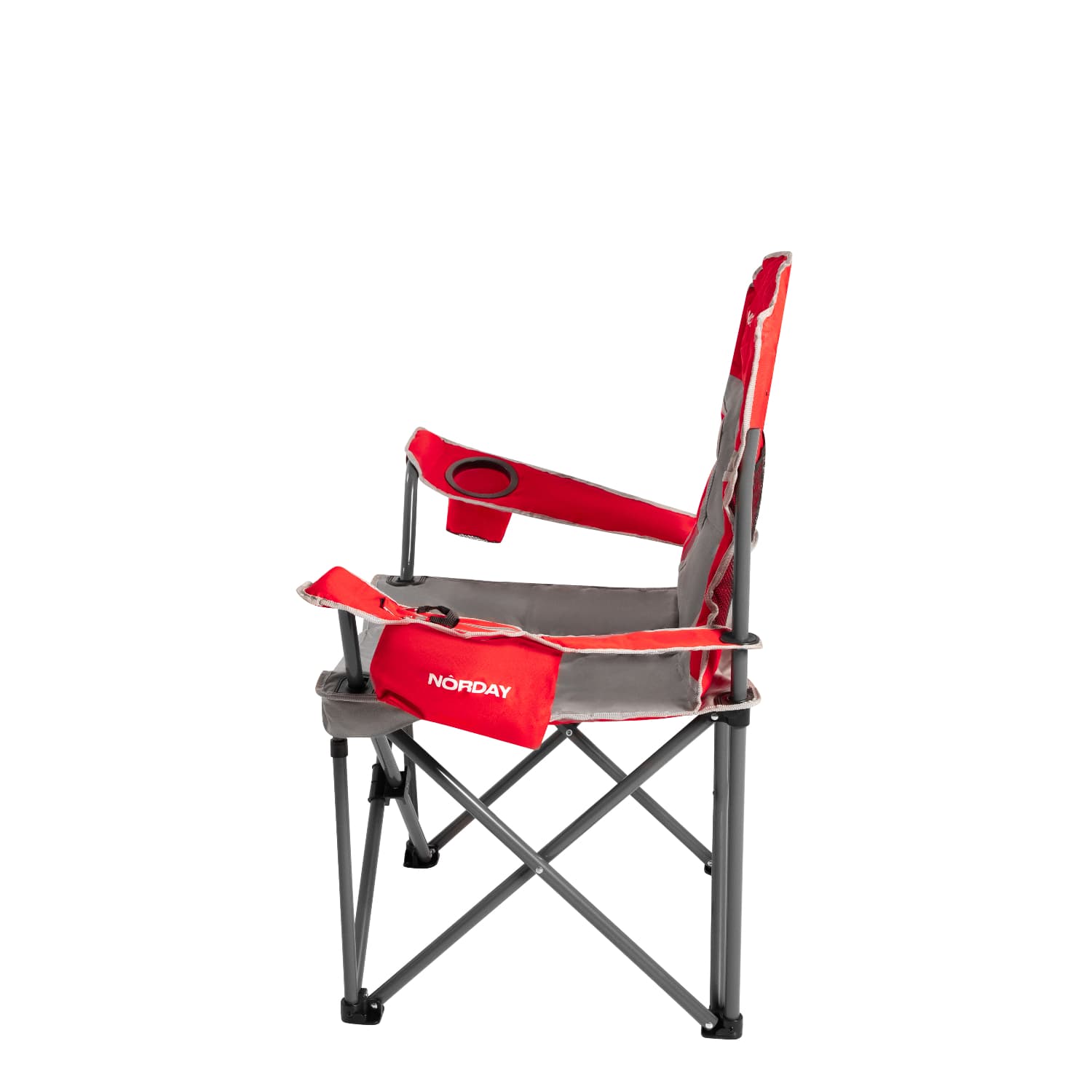 Silla plegable Gris Rojo