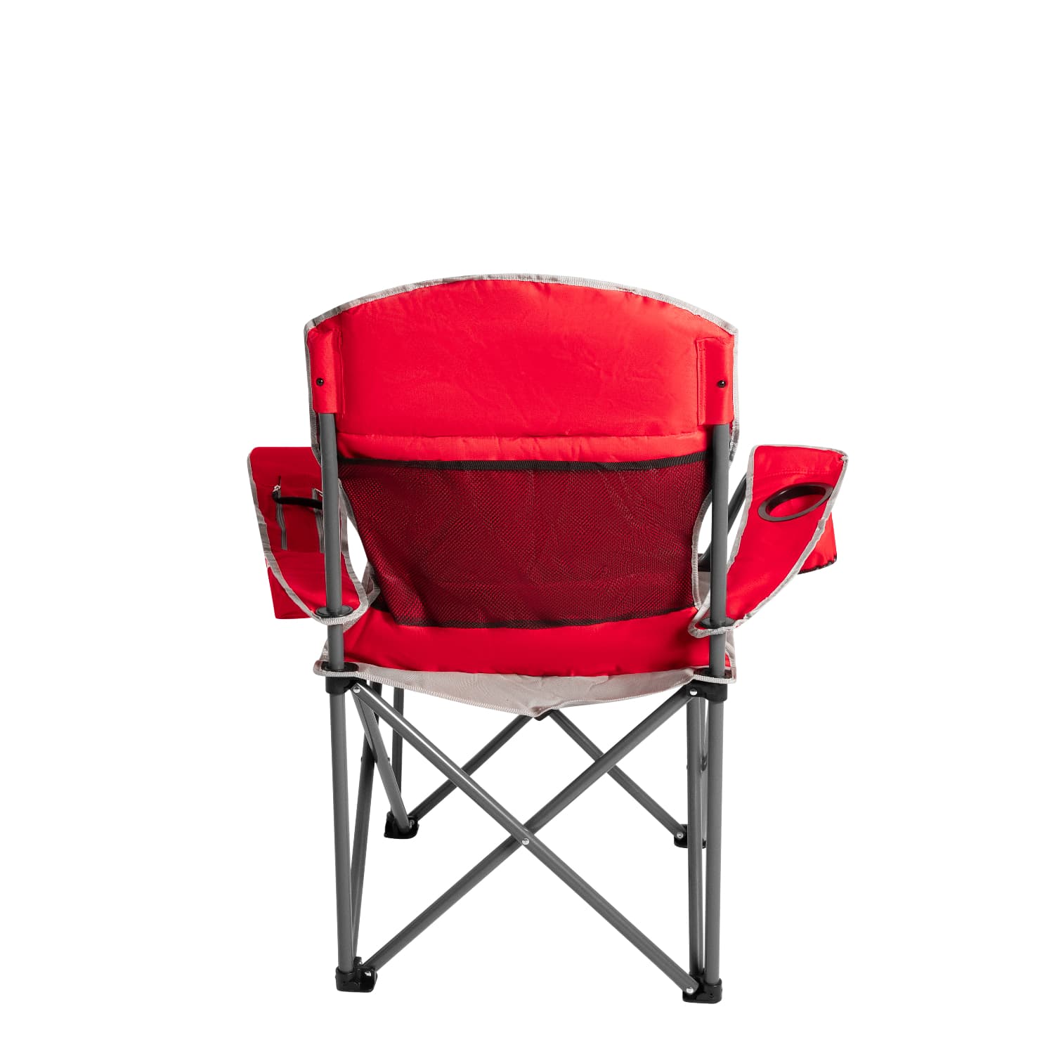 Silla plegable Gris Rojo