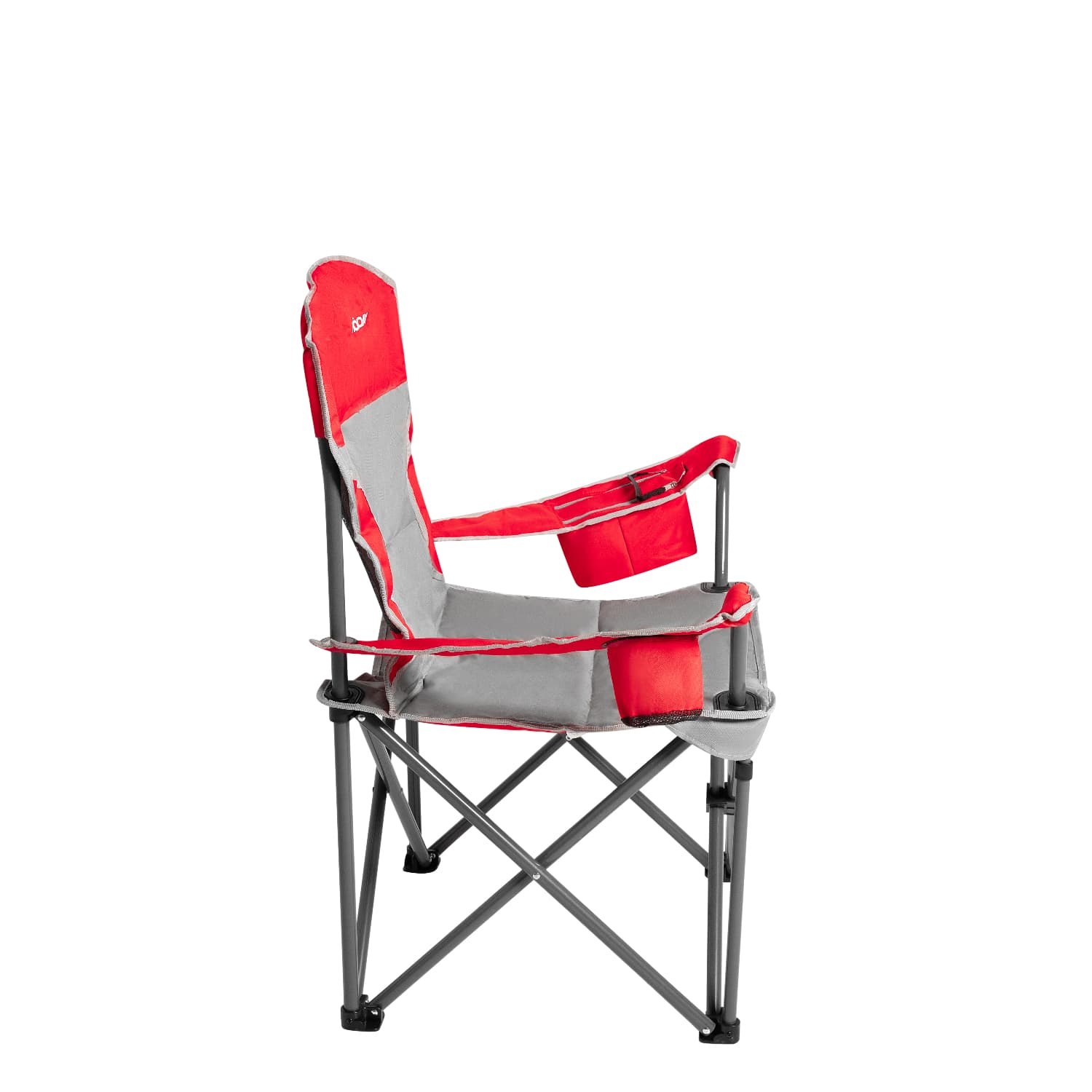 Silla plegable Gris Rojo