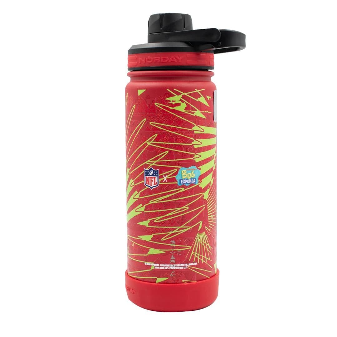 NFL SpongeBob Active 18 OZ Red-Green