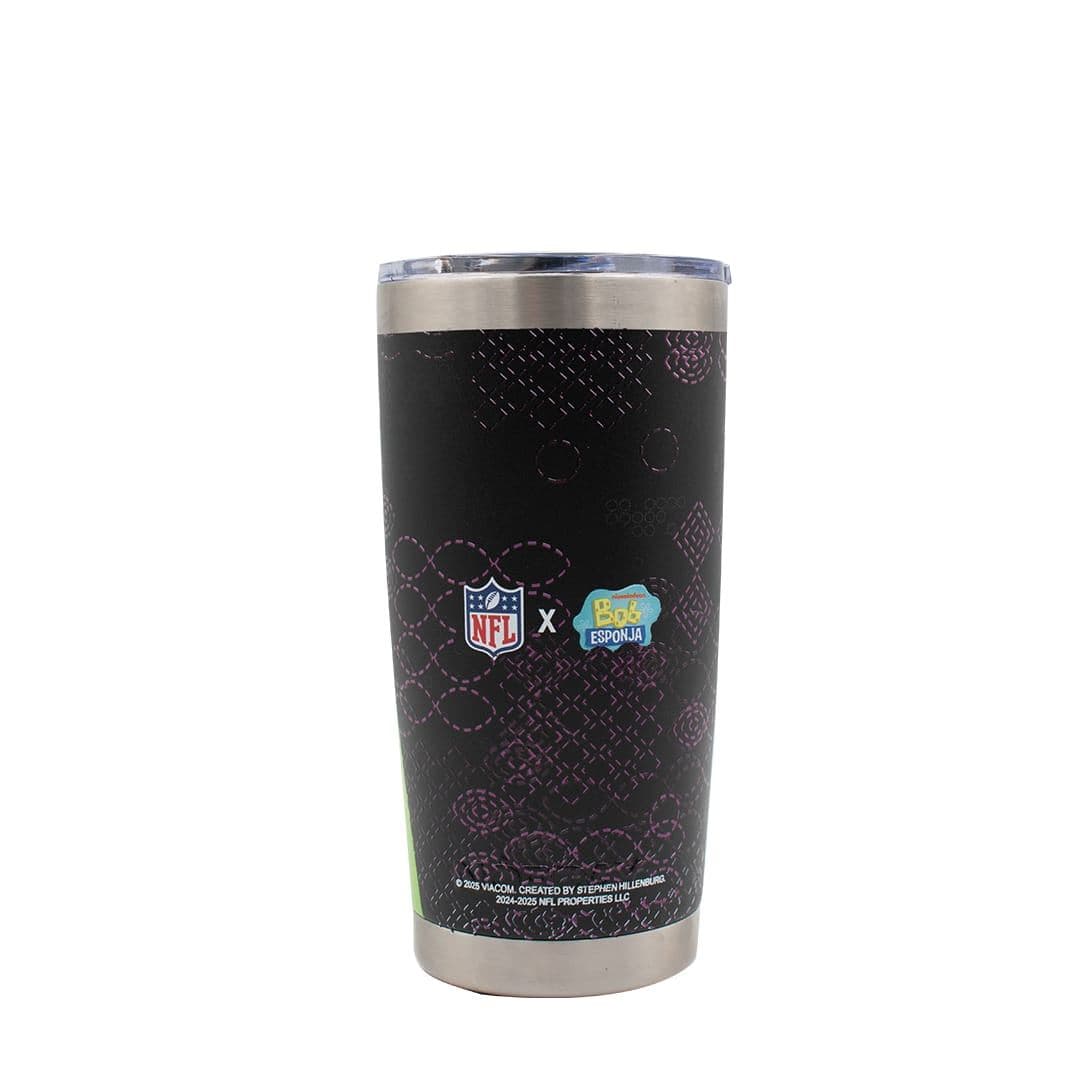 NFL SpongeBob TUMBLER 20 OZ Black