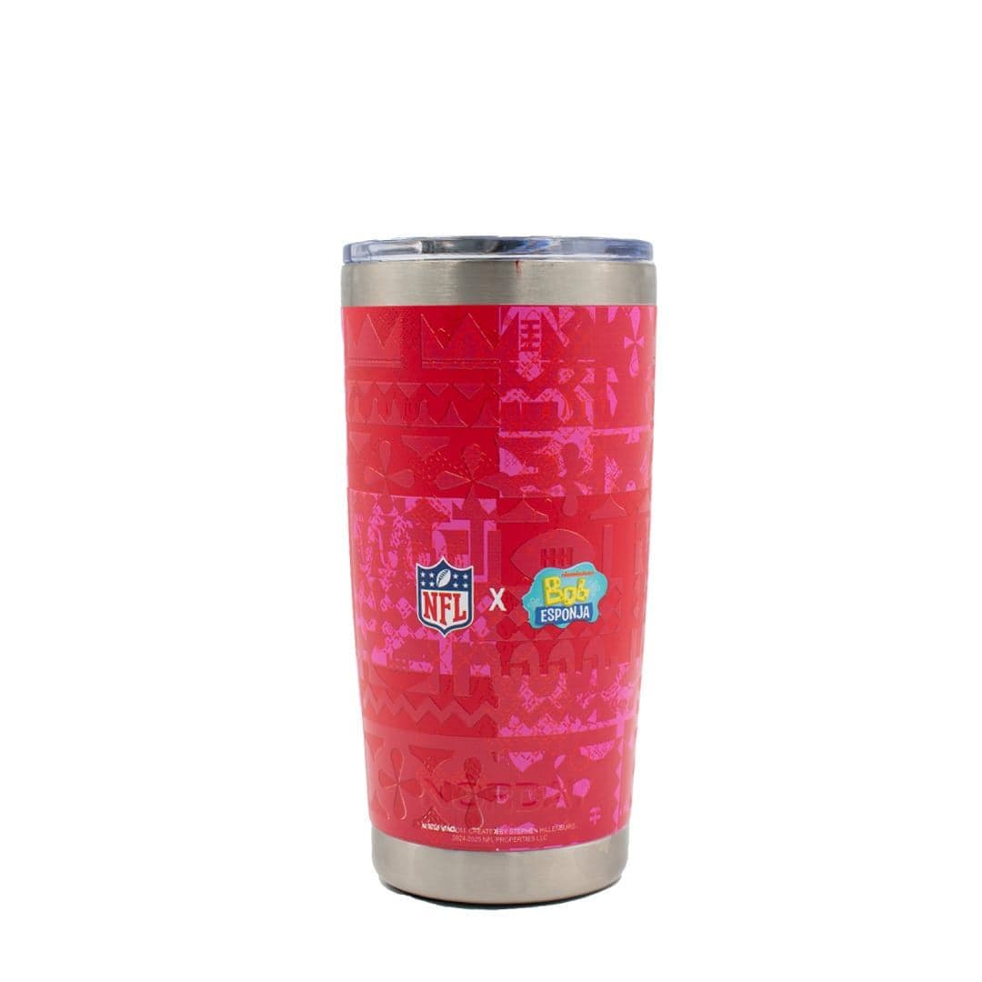 NFL SpongeBob TUMBLER 20 OZ PINK