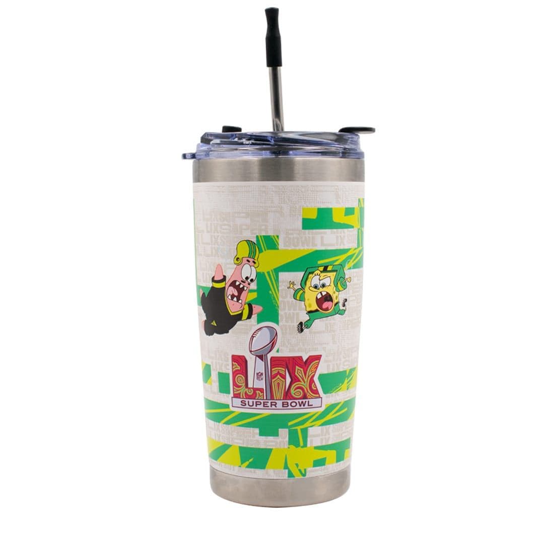 NFL SpongeBob TUMBLER 20 OZ GREEN