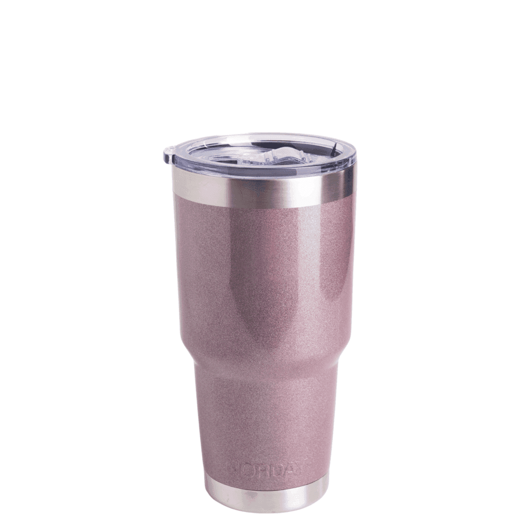 Tumbler 30 oz MERLOT GLITTER