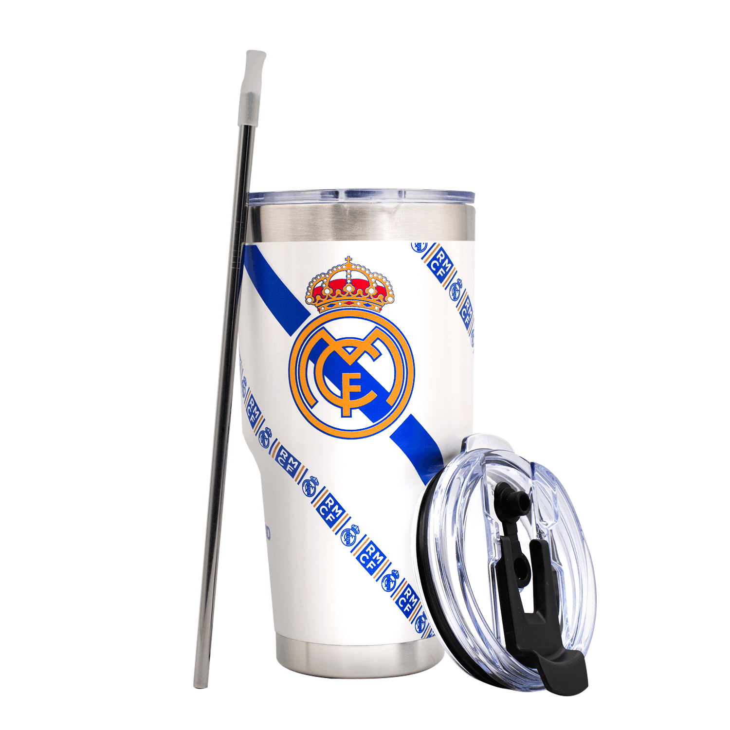 TUMBLER 30 OZ REAL MADRID BLUE