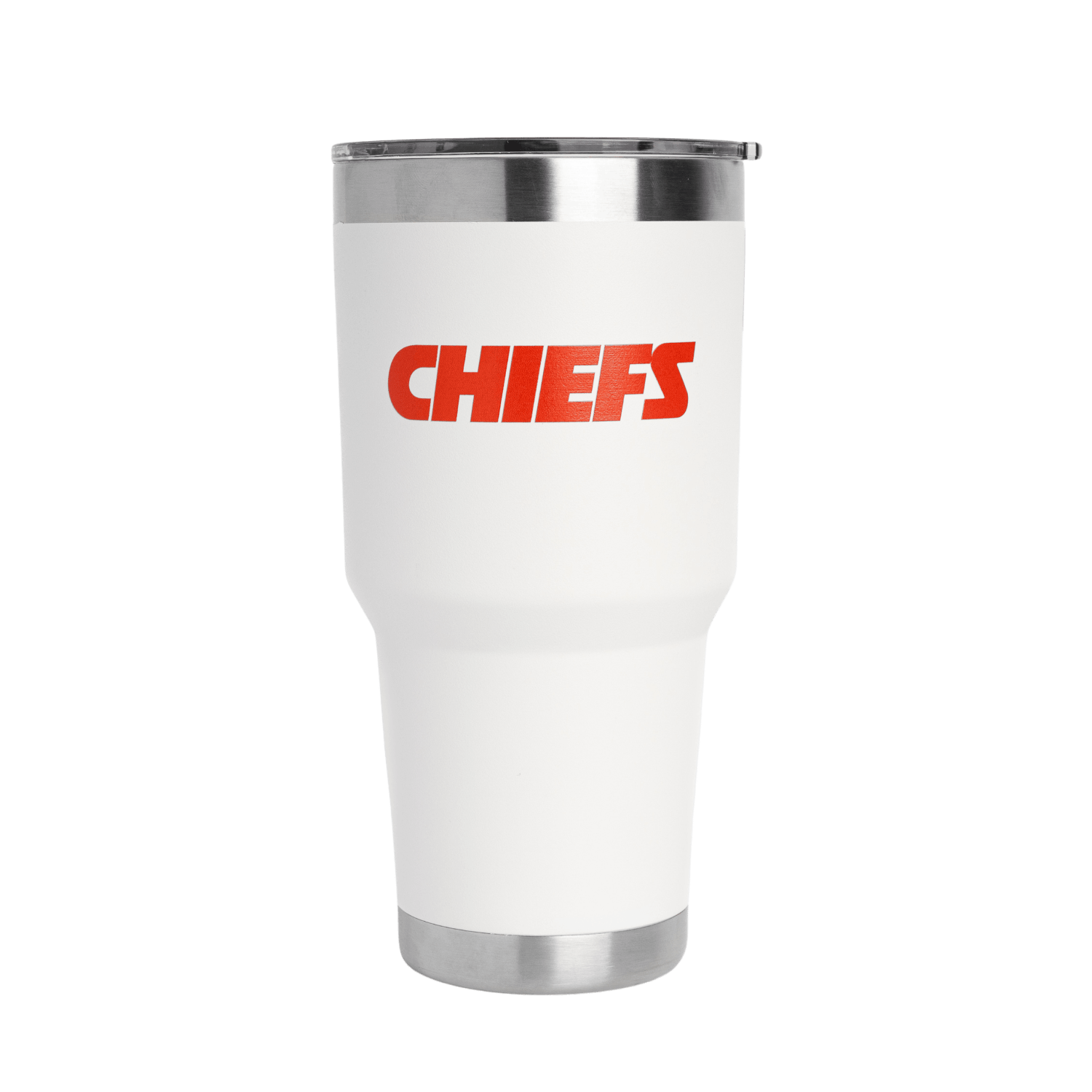 TUMBLER 30OZ WHITE NFL KANSAS CITY CHIEFS