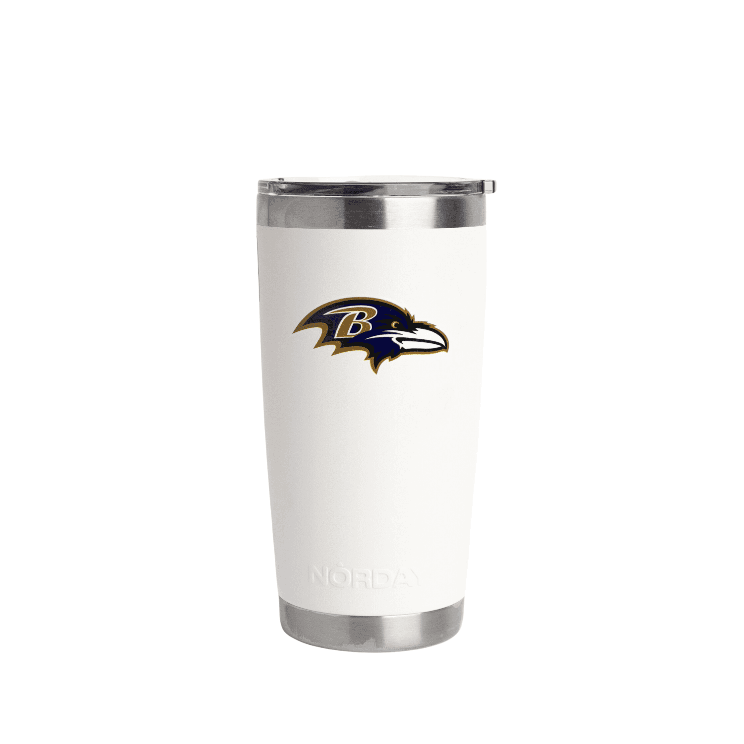Tumbler 20oz White NFL Baltimore Ravens